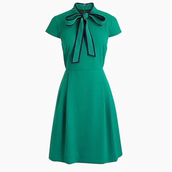 J. Crew Dresses & Skirts - J Crew Tie-neck dress in 365 crepe